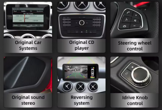 Preview: CarPlay Display Mercedes NTG 4 10,25 Zoll